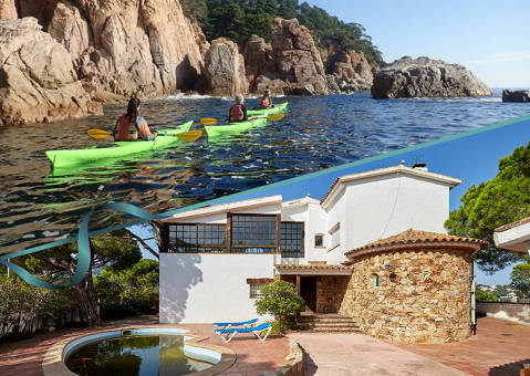 Pack 3 noches+ Kayak <br>(Alojamiento casa 'Els avis' 12 pax.)